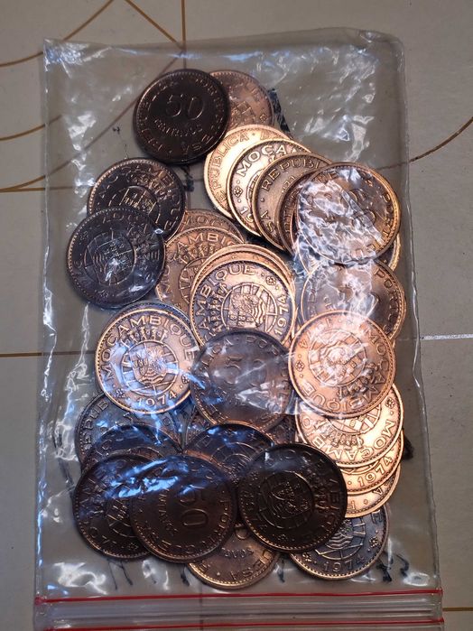 40 Moedas 50 Centavos 1974 Bronze Moçambique