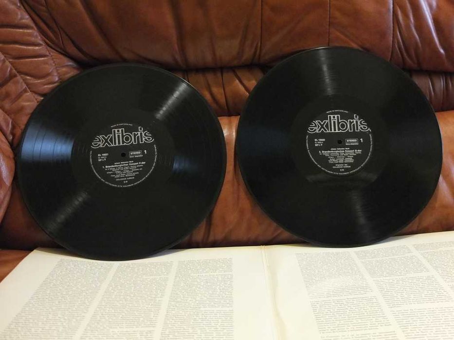 Vinil LP Duplo de Bach "Brandenburgische Konzerte", Collegium Aureum
