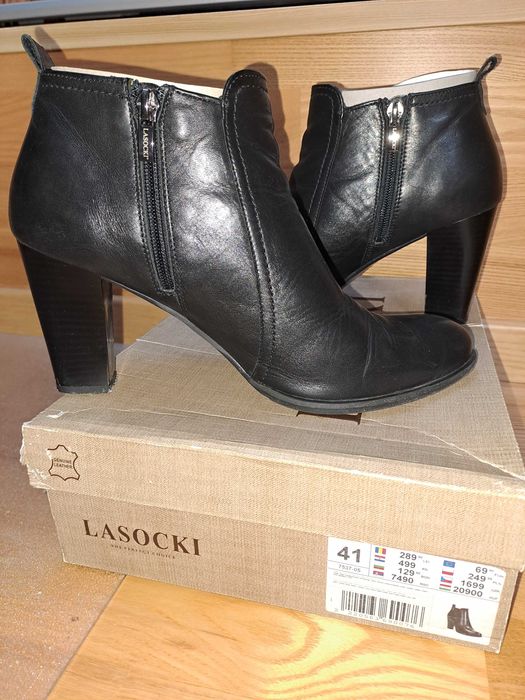 Buty damskie Lasocki trzewiki 41 skóra