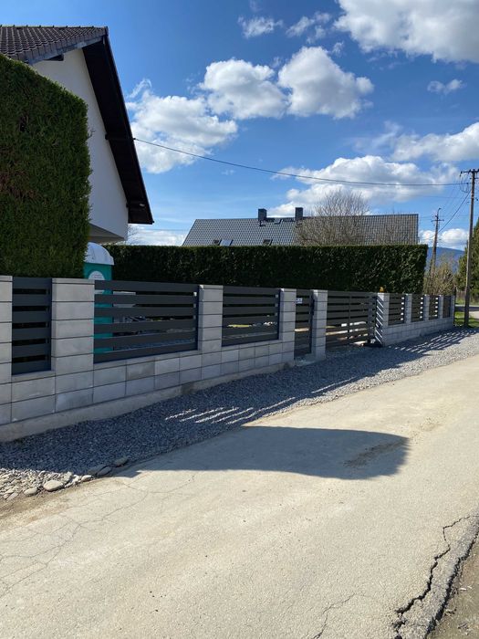 Balustrady, ogrodzenia, bramy ze stali czarnej i nierdzewnej