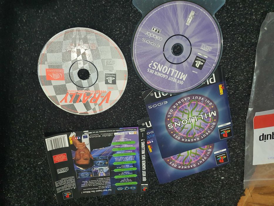 2 jogos ps1 sem capa