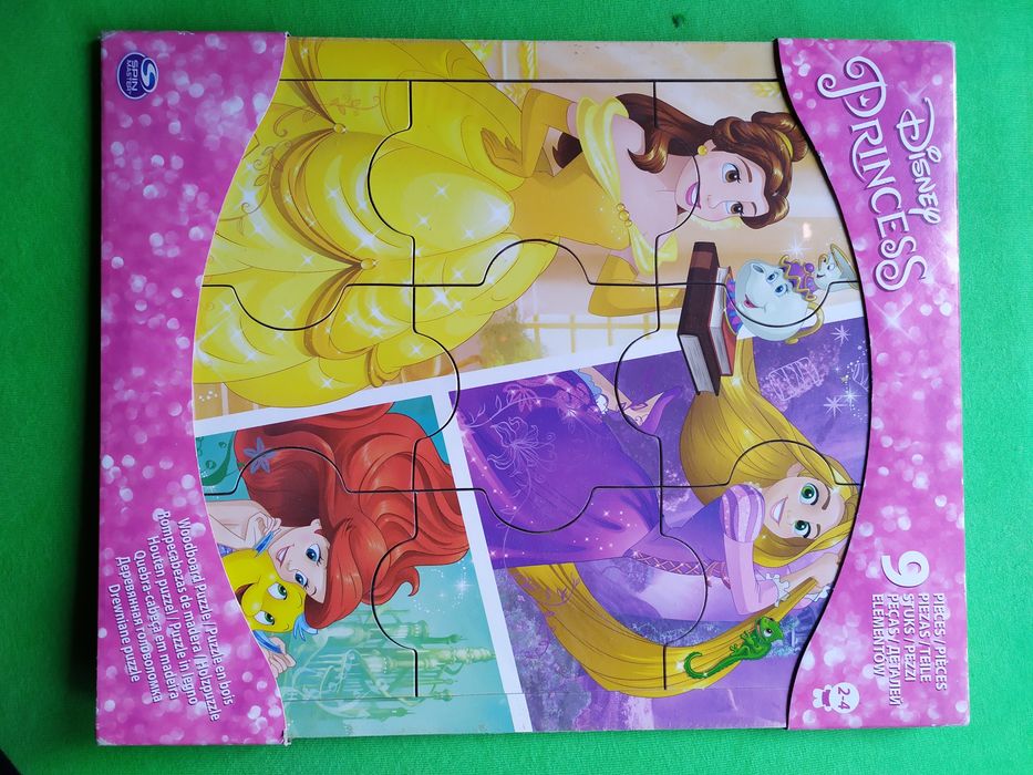 Puzzle drewniane Disney księżniczki NOWE