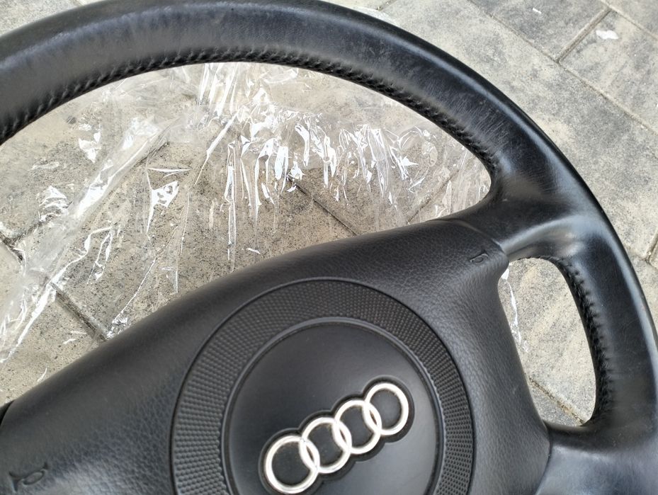 Kierownica skórzana audi A4  B5 poduszka