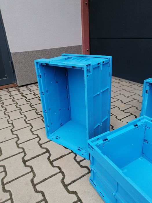 Pojemniki Skrzynki składane Auer 60x40x28cm, mocne solidne