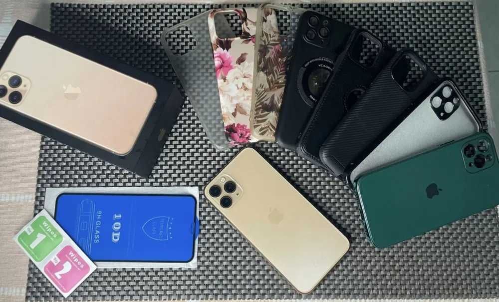 Iphone 11 Pro + Caixa e Capas