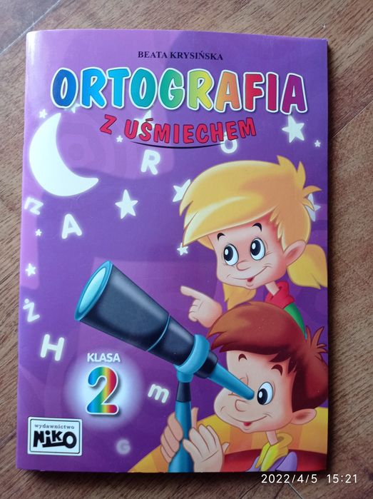 Ortografia w zagadkach, wyścig ortograficzny, dyktanda, ćwiczenia
