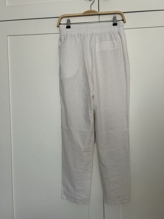 Linen pants in natural color, size S/M, from the brand Xicalirica64552451405825122
