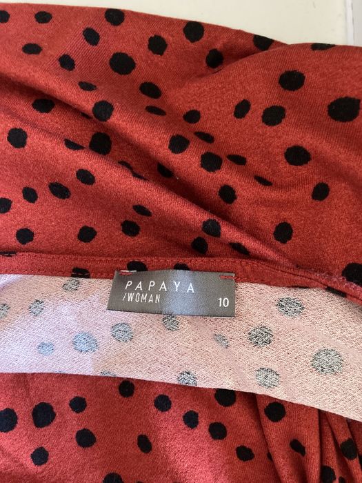 Sukienka w grochy papaya rozm. 38