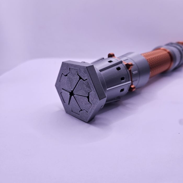 A Saga Star Wars, Sabre de luz 3D de A Ascensão Skywalker com luz, acessório para cosplay
