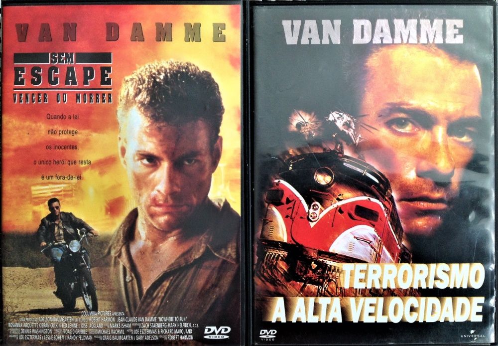 Van Damme - 16 DVDs - Raros - Muito Bom Estado