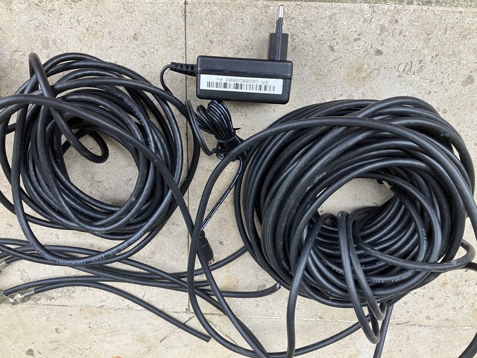 Câmeras de filmar+ gravador+cabos