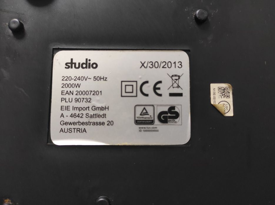 Kuchenka indukcyjna studio 2000w na części