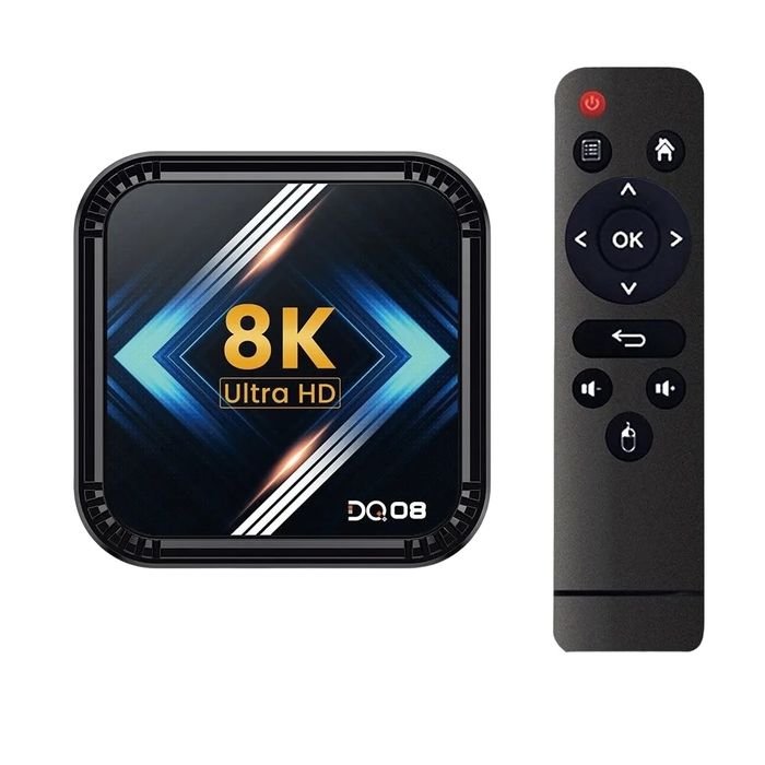 DQ08 Android TV Box 2/16 GB 8K Ultra HD