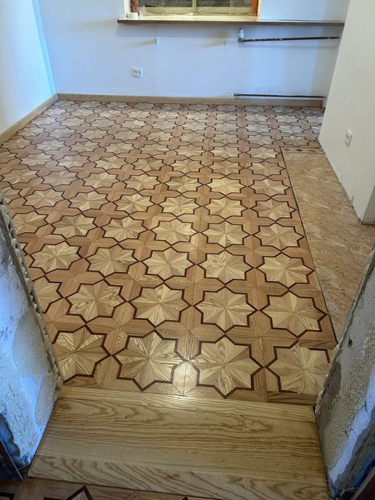 Cyklinowanie Renowacjia Podłogi Parkiet Mozaika Deski