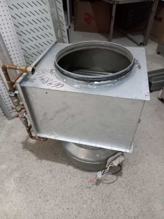 Тепловентилятор 10-16Квт, Вент. насос и теплообменник (315мм). Швеция.