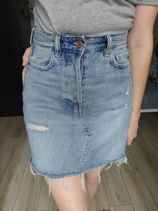Spódniczka jeansowa H&M S