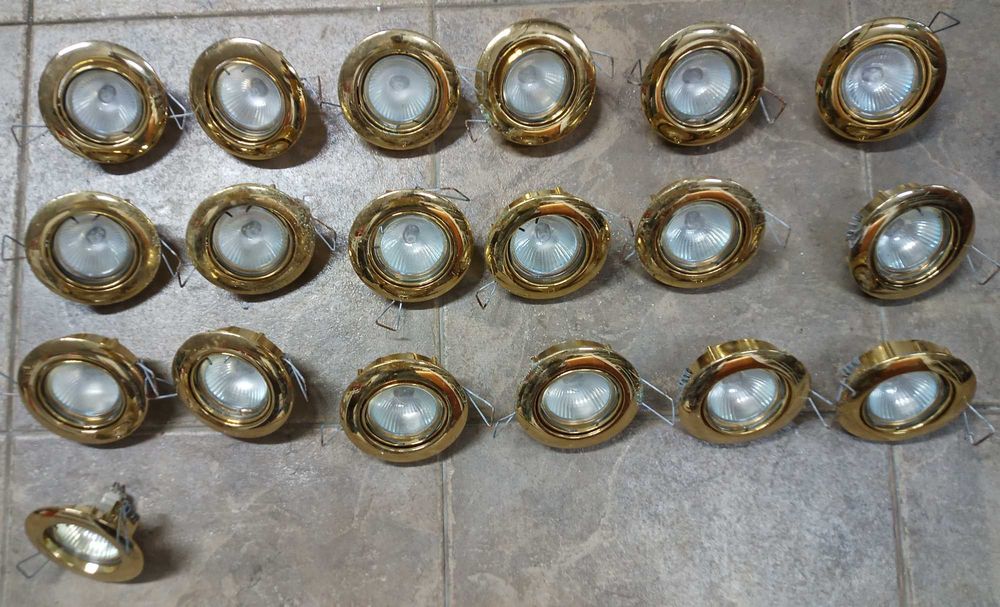 Transformadores + Aros lâmpadas de embutir.