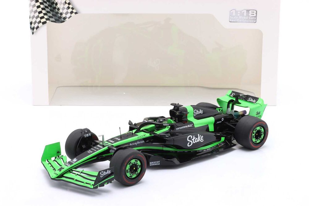Solido 1/18 - Stake F1 C44 Sauber Valtteri Bottas #77 GP Bahrain 2024
