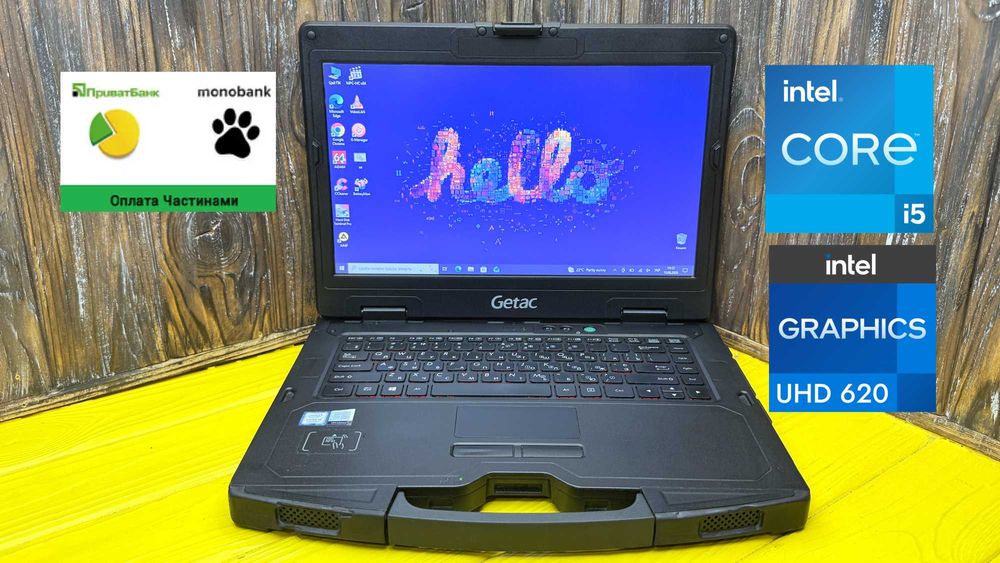 Ноутбук Для Роботи в Екстримальних Умовах Getac S410 G2 Getac S410 G2 /14"Touch/Core i5-8250u