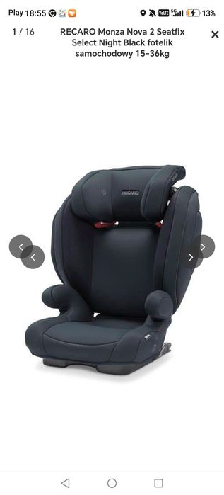 Nowy fotelik monza Nova recaro