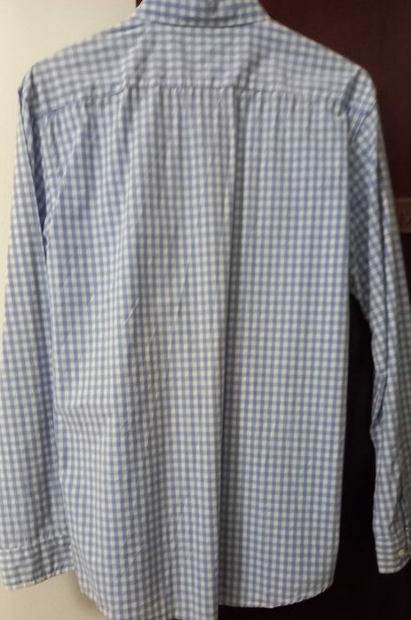 Camisa da MO xadrez azul nova