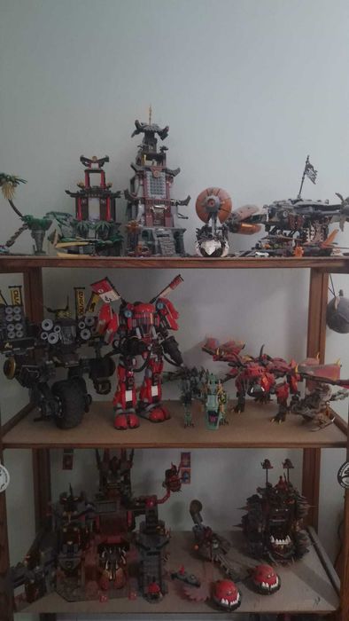 Coleção LEGO Ninjago, Marvel, Nexo Knights e outros + Peças