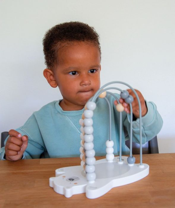Ábaco Urso Polar em Madeira Tryco – Brinquedo Educativo Montessori