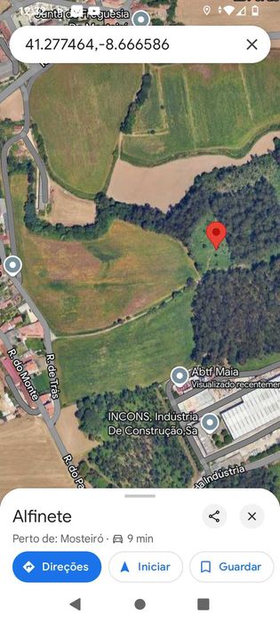 Alugo terreno em Mosteiró