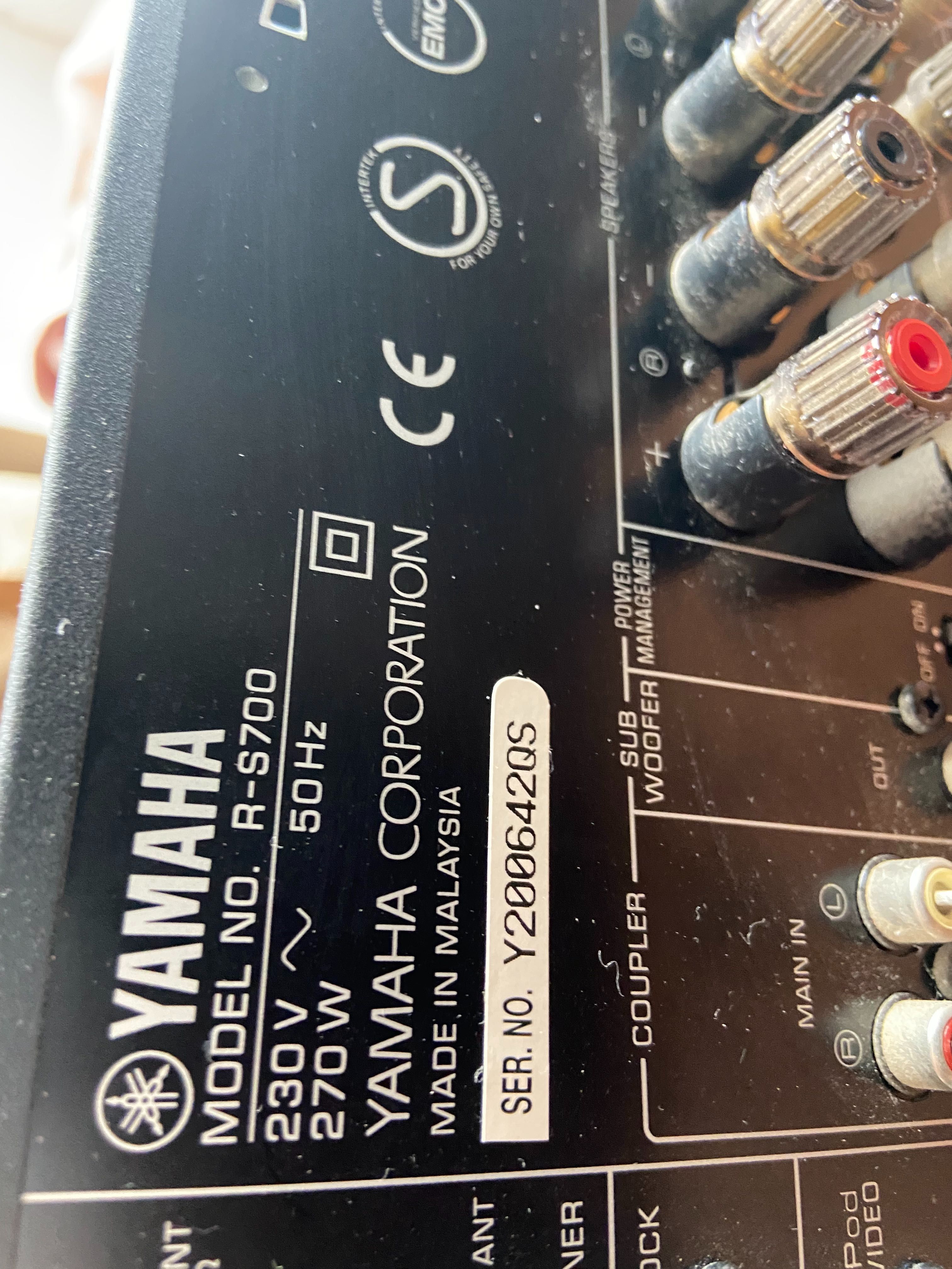 Стерео ресивер Yamaha R-S700 Black: 17 000 грн. - Підсилювачі ...