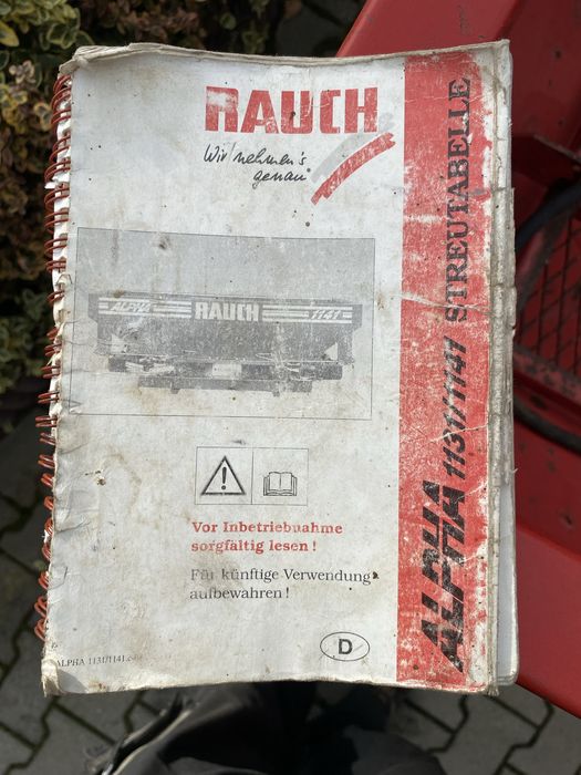 Rozsiewacz nawozu RAUCH ALPHA 1131