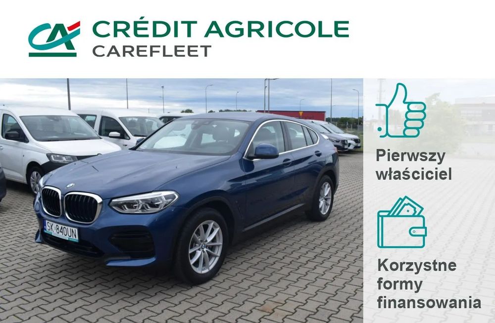 BMW X4 2021r. X4 xDrive20i GPF Advantage sport Salon Polska SK840UN