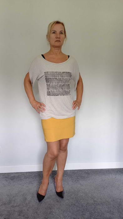 Bluzka beżowa 38/M Promod