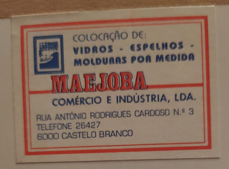 Quadro Antigo c/Motivos Arte Sacra em Renda