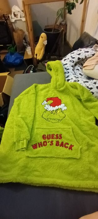Bluza z kapturem grinch