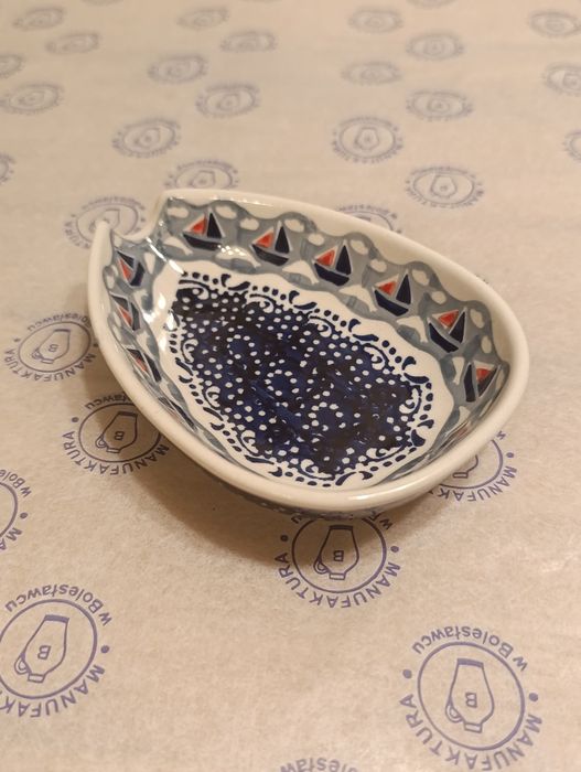 Podstawka ceramiczna pod łyżkę ceramika Bolesławiec