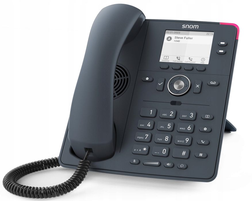 Snom D150 szare IP telefon biurkowy HD-Audio PoE Fritzbox kompatybilny