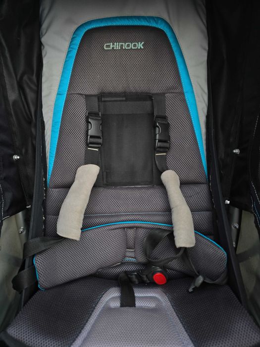 Thule Chariot Chinook 1 osobowa Przyczepka rowerowa z zestawem nart