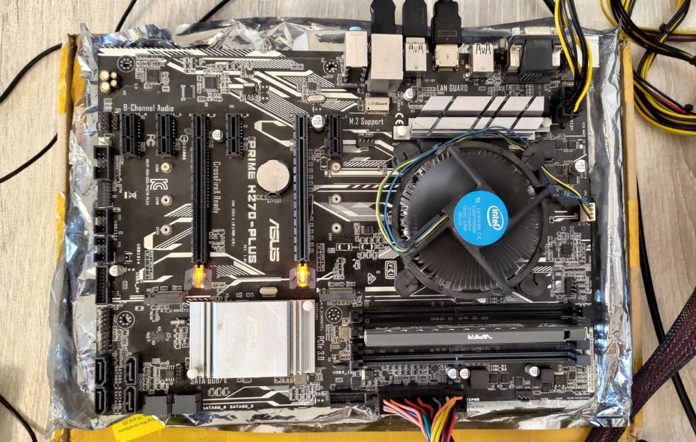 Комплект Asus Prime H270-P+Intel Pentium G4400+4Gb DDR4+(ASRock даром)