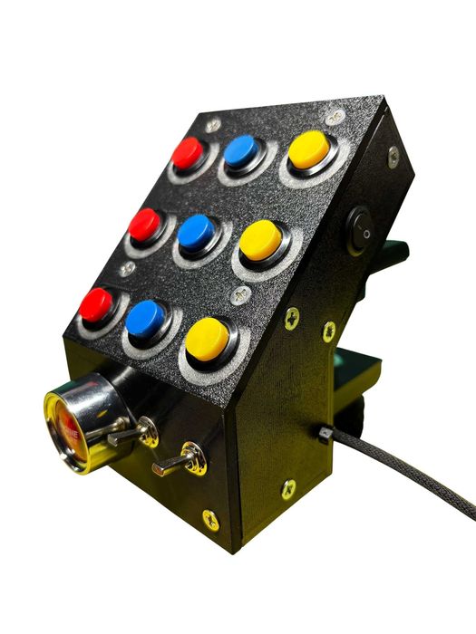 Button Box symulator Euro Truck ETS ATS Assetto Farming Panel LED