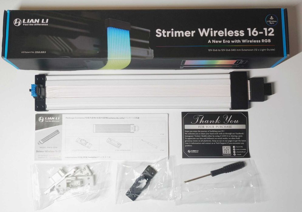Lian Li Strimer Wireless 12VHPWR GPU Cable PW16-121W