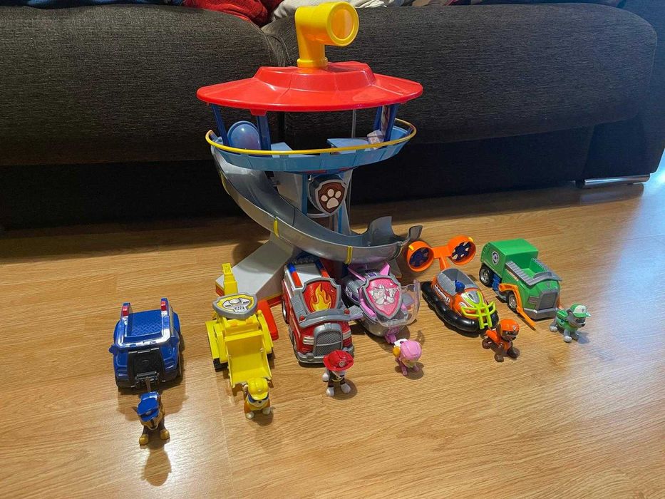 Conjunto Patrulha Pata - Torre e Viaturas