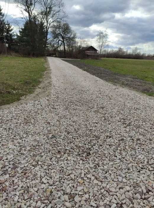 Utwardzenie dróg, budowa dróg dojazdowych, gruz na drogi