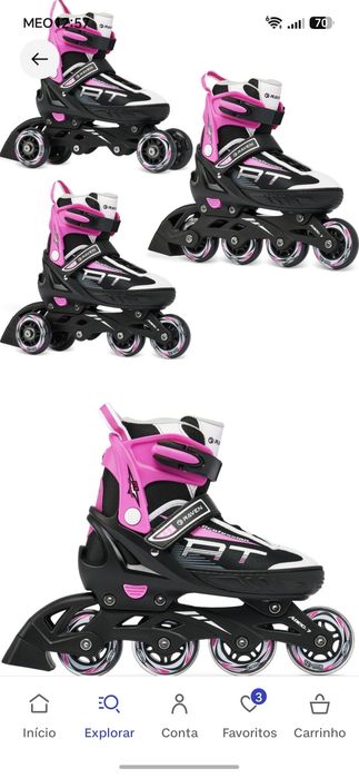 Vendo patins e acessórios