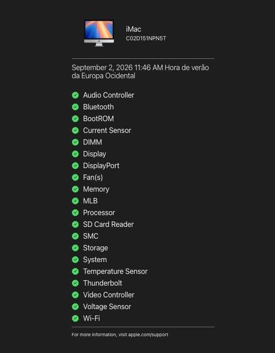 Computador iMac 27 Polegadas