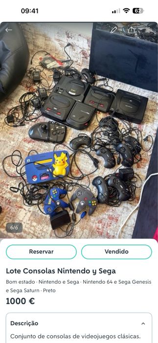 Lote de consolas todas funcionais e estimadas