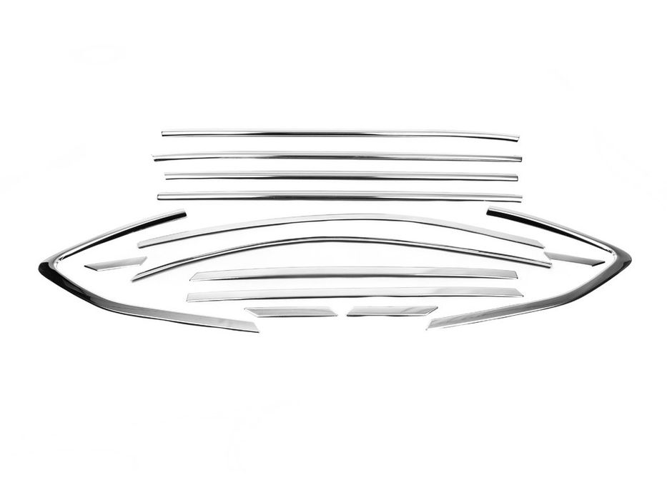 Повна окантовка скла Omsa для Hyundai Tucson TL 2016-2021 р (14 шт)