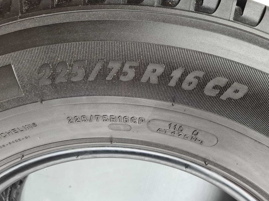 4x MICHELIN AGILIS CAMPING 225/75/16CP 116Q 7-9mm Kamper Lato Letnie