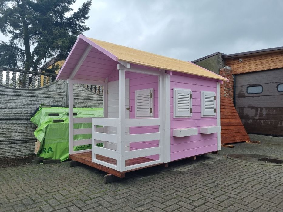 DUŻE domki drewniane dla dzieci