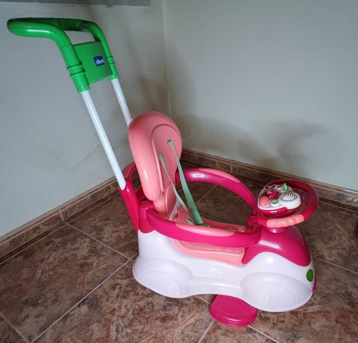 Carrinho Chicco Quattro Rosa - 4 em 1