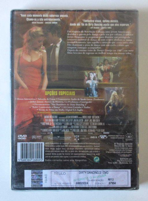 Dirty Dancing 2 (DVD NEW / SEALED)64752275598210121